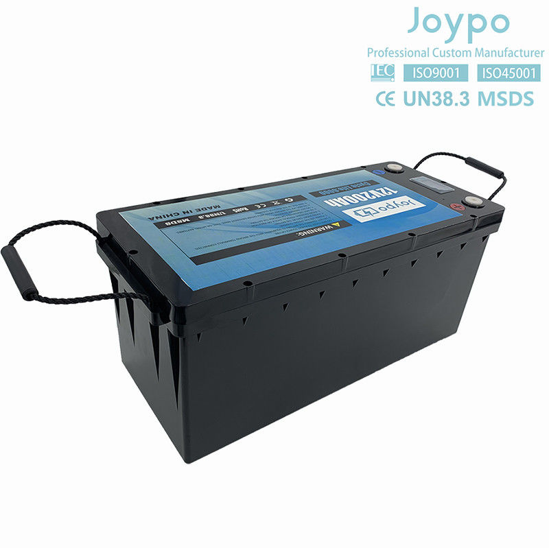 Литийная батарея RV большой мощности 12V 200Ah глубокий цикл аккумуляторная батарея для трейлера