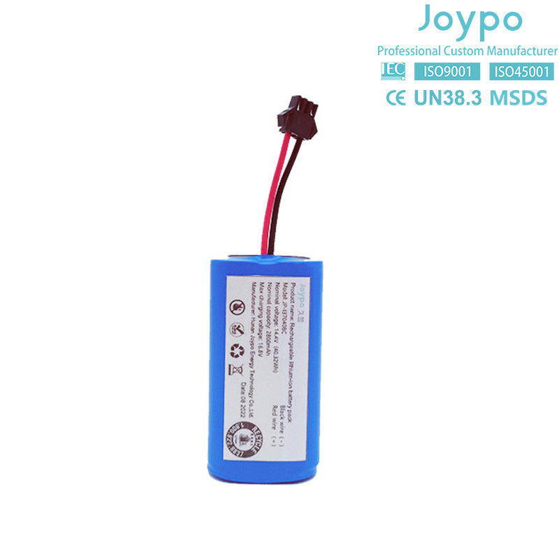 18650 перезаряжаемая OEM литийная батарея 14.4V 2800mAh для роботов пылесос