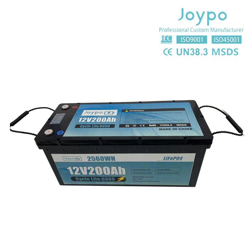 RV Camper Долговечность LFP Lifepo4 Аккумулятор 12V 24V 100Ah 200Ah С умным BMS