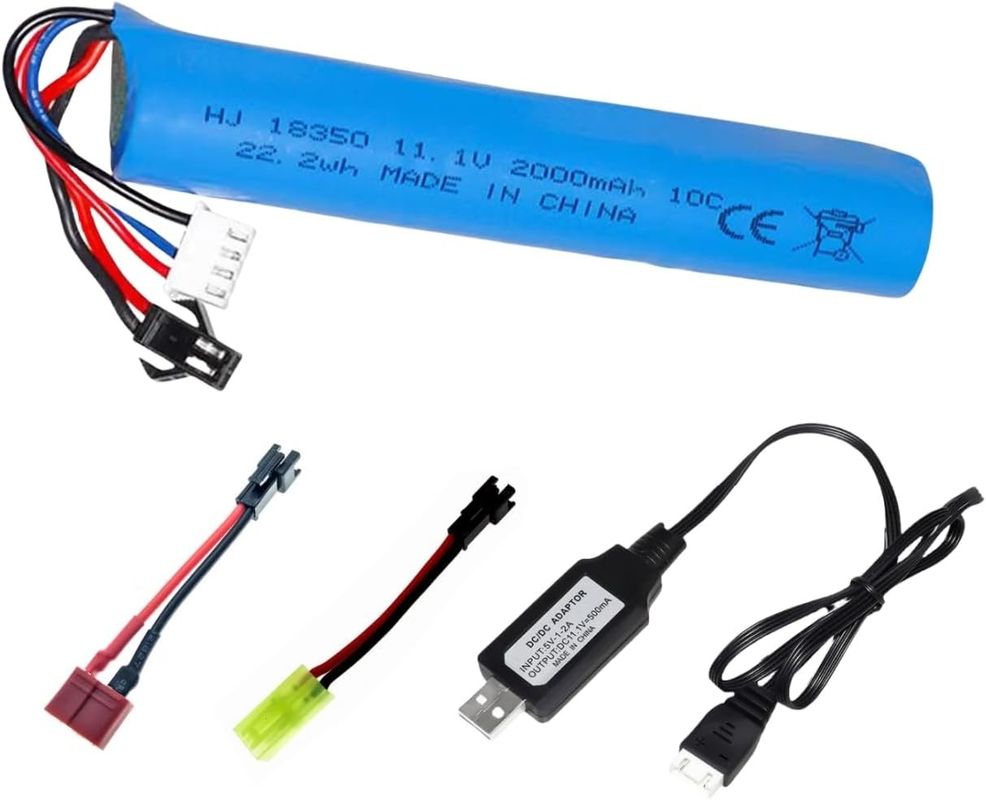 3S 11.1V 2000mAh Литий-ионная батарея для электрического водяного геля Ball Blaster игрушки пистолет