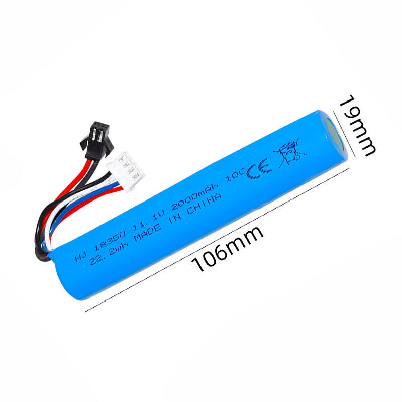 Литий-ионная батарея высокой емкости для пистолета Airsoft Splatter Ball Gun батарея 11.1V 2000mah