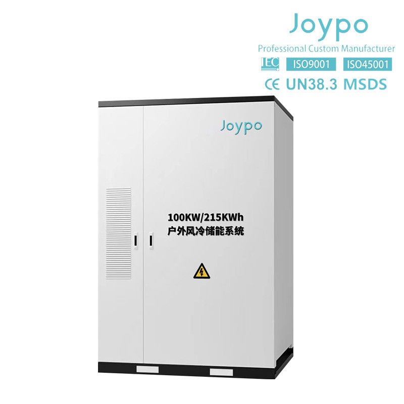 Joypo 100kW 215kWh Коммерческая и промышленная система хранения энергии IP55 Модуль аккумулятора Мощность 280Ah
