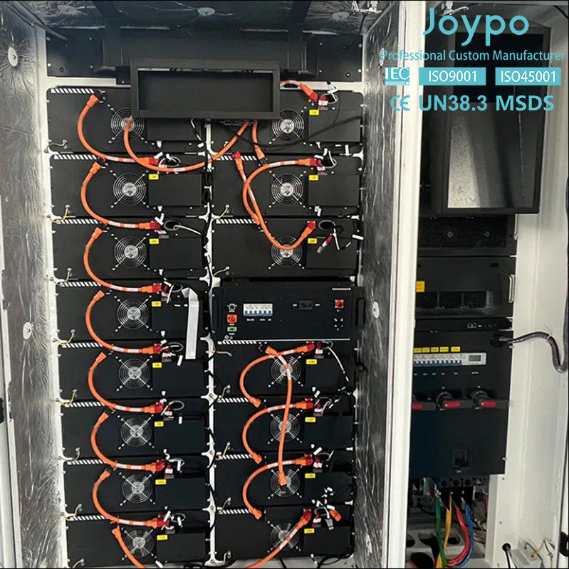 Joypo 100kW 215kWh Коммерческая и промышленная система хранения энергии IP55 Модуль аккумулятора Мощность 280Ah