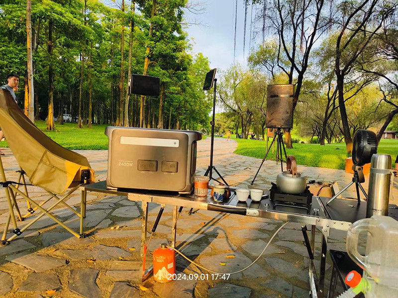 LiFePO4 аккумулятор 2400W UPS резервная система питания 2kva 110V 220V солнечный генератор для тихого жилья